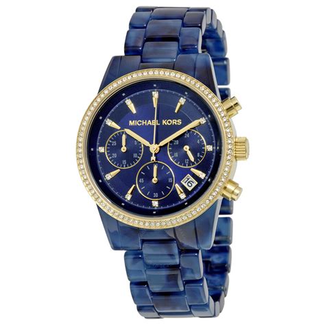 michael kors navy womens watch|Michael Kors Watch femme.